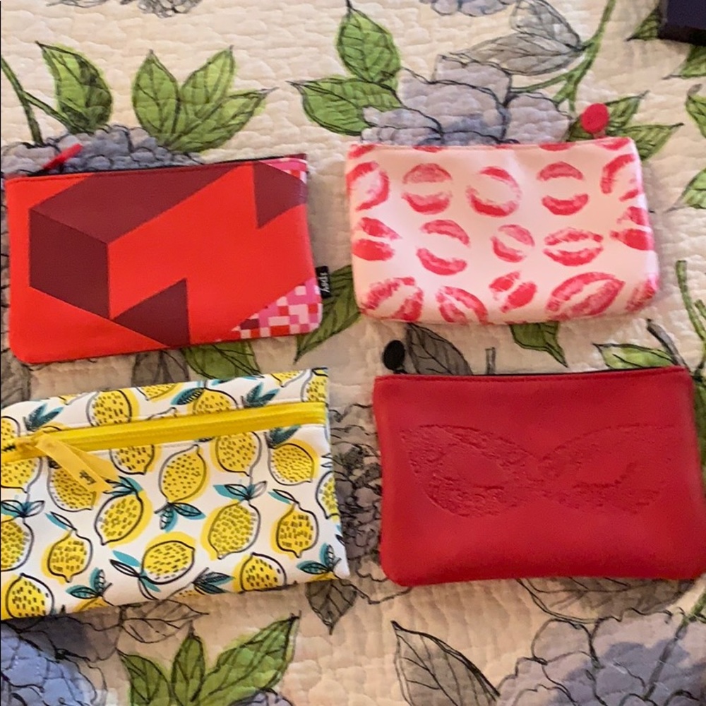 Makeup Bags $5 each or 3 for $12. Mix and match!